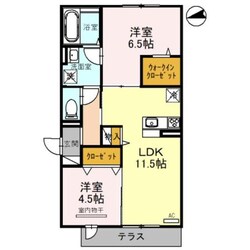 ボースウィングス竹渕東の物件間取画像